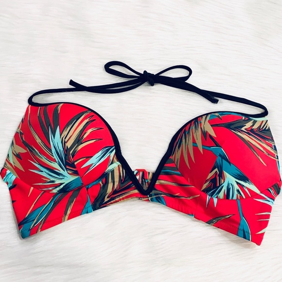 PINK Victoria's Secret Other - Victoria's Secret Hawaiian Print Bikini Top